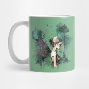 Fairy spirit in Forest Mug